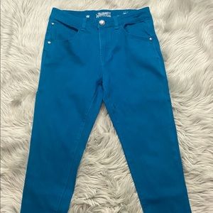 Celebrity Pink Teal Skinny Jeans